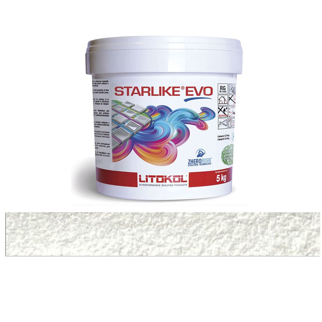 LITOKOL STARLIKE EVO Bianco Assoluto fehér epoxy fuga