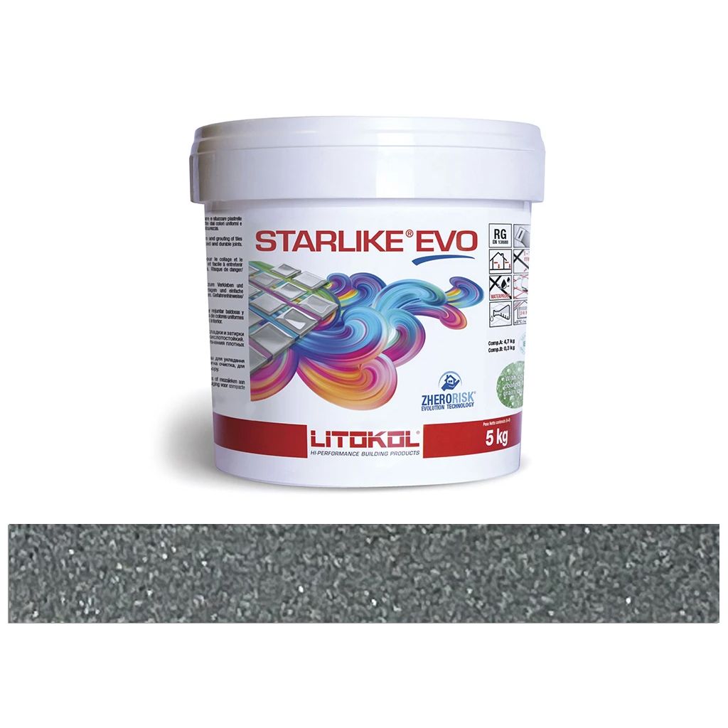 LITOKOL STARLIKE EVO Grigio Ardesia epoxy gyanta