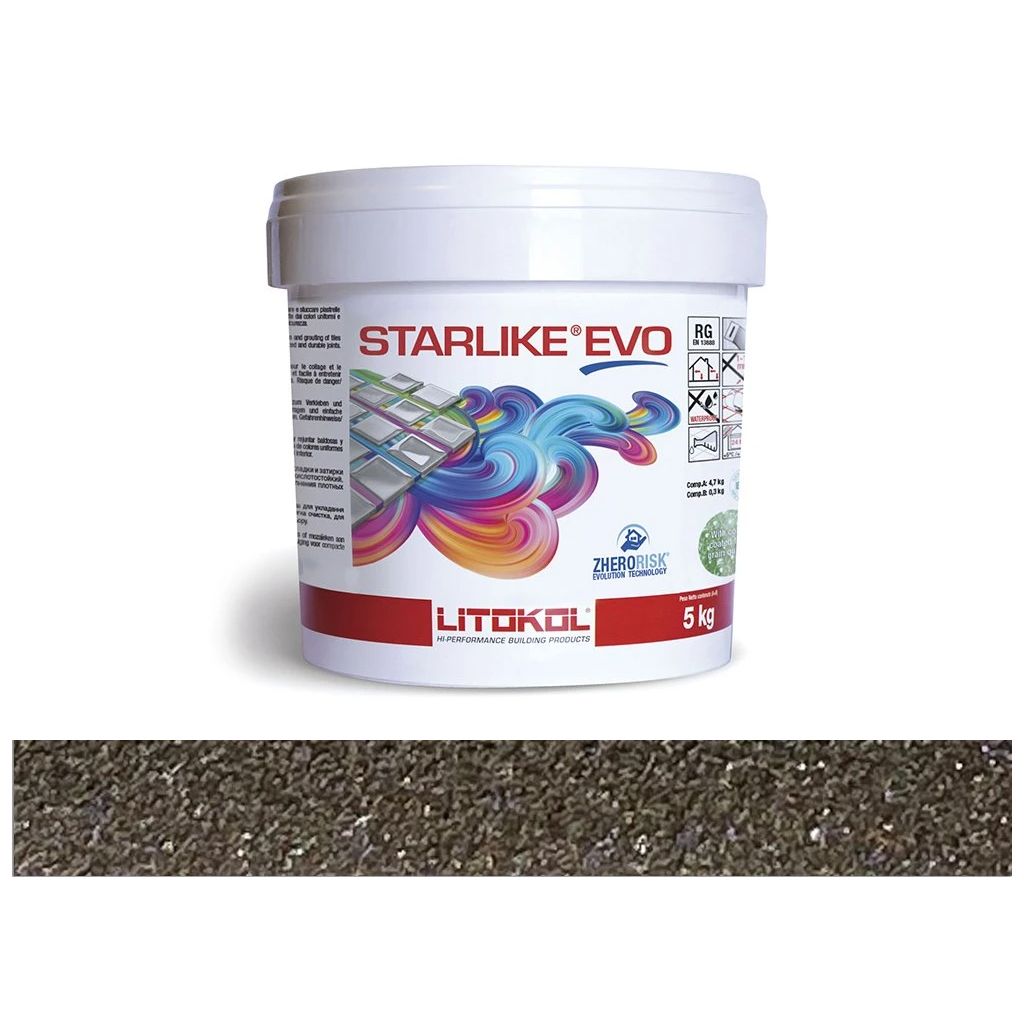 LITOKOL STARLIKE EVO Caffe sötétbarna epoxy gyanta fuga