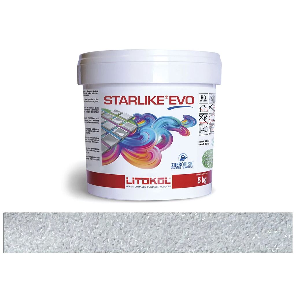 LITOKOL STARLIKE EVO Azzurro Polvere epoxy gyanta