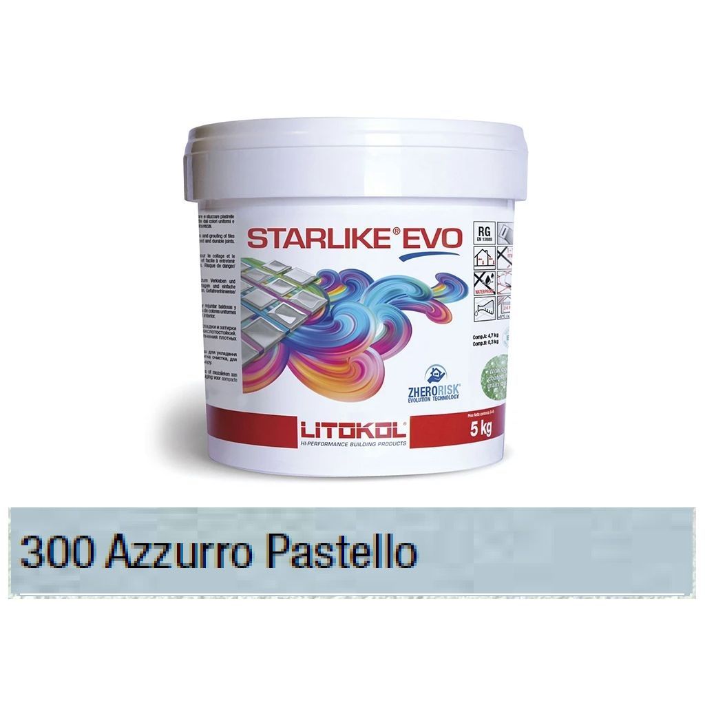 LITOKOL STARLIKE EVO Azzurro Pastello kék epoxy gyanta fuga