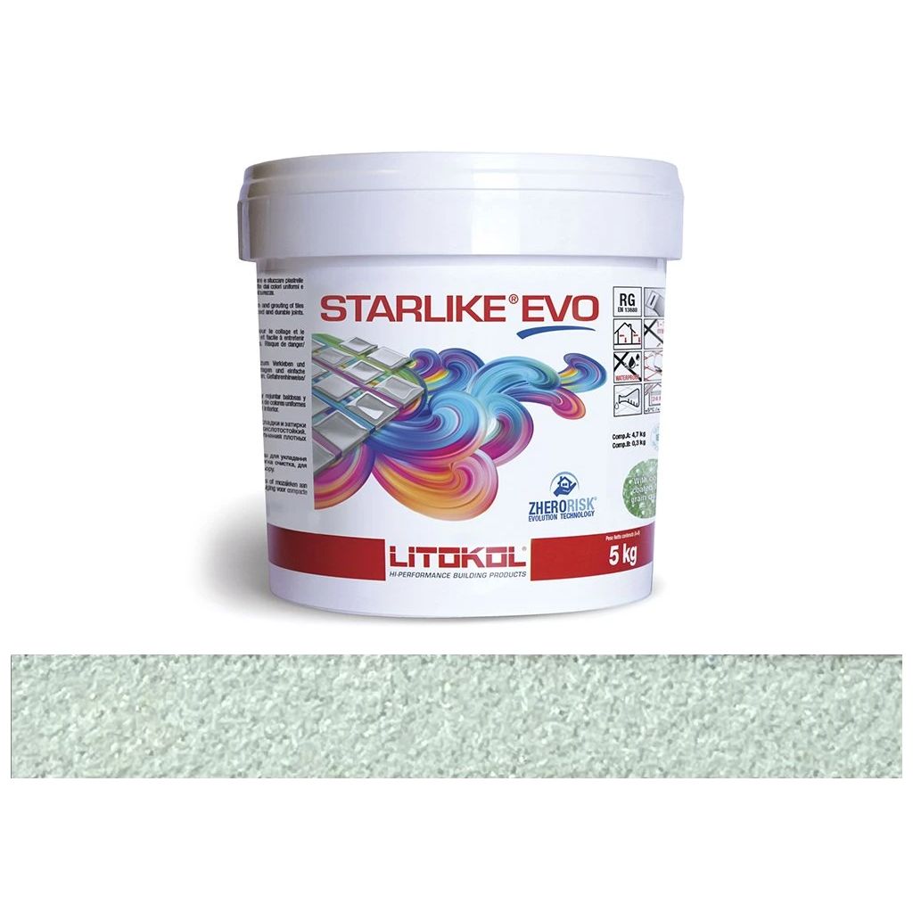 LITOKOL STARLIKE EVO Verde Salvia olivazöld színű epoxy gyanta