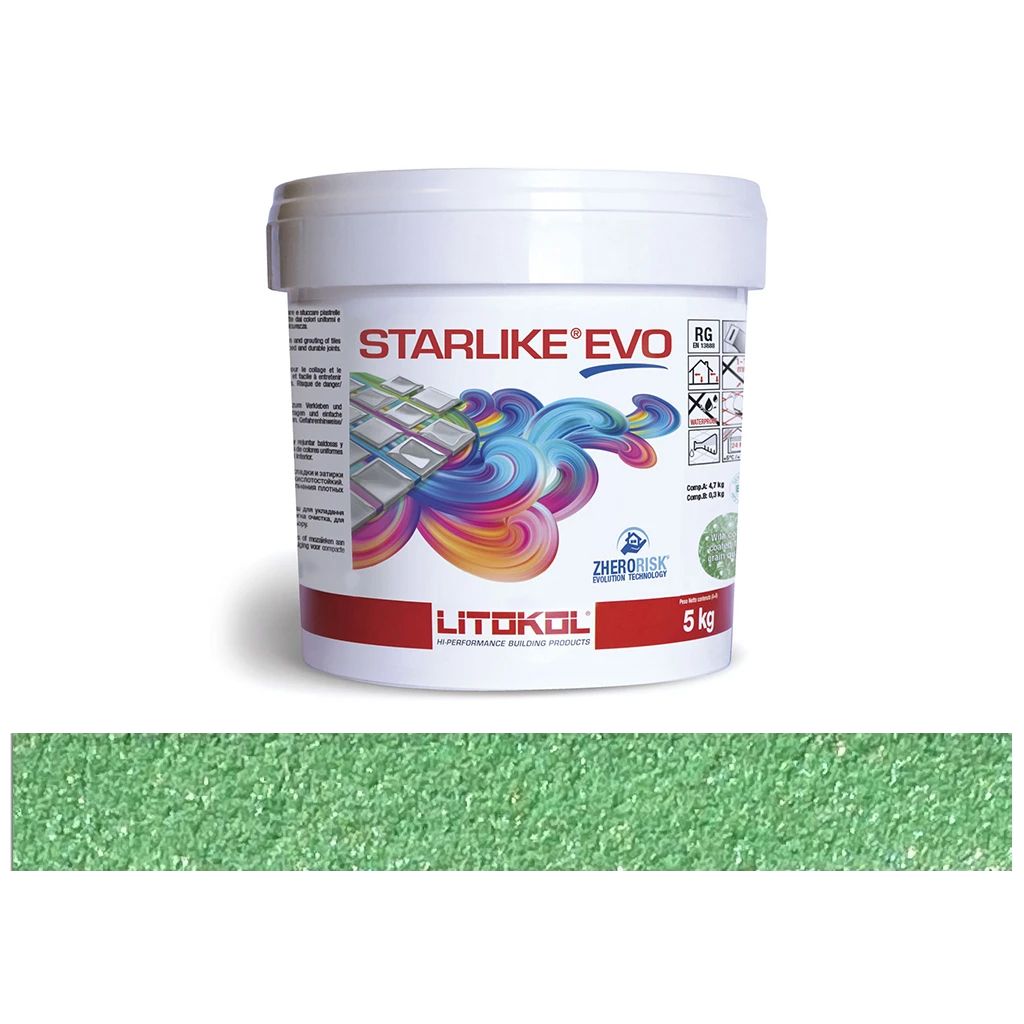 LITOKOL STARLIKE EVO Verde Prato epoxy gyanta