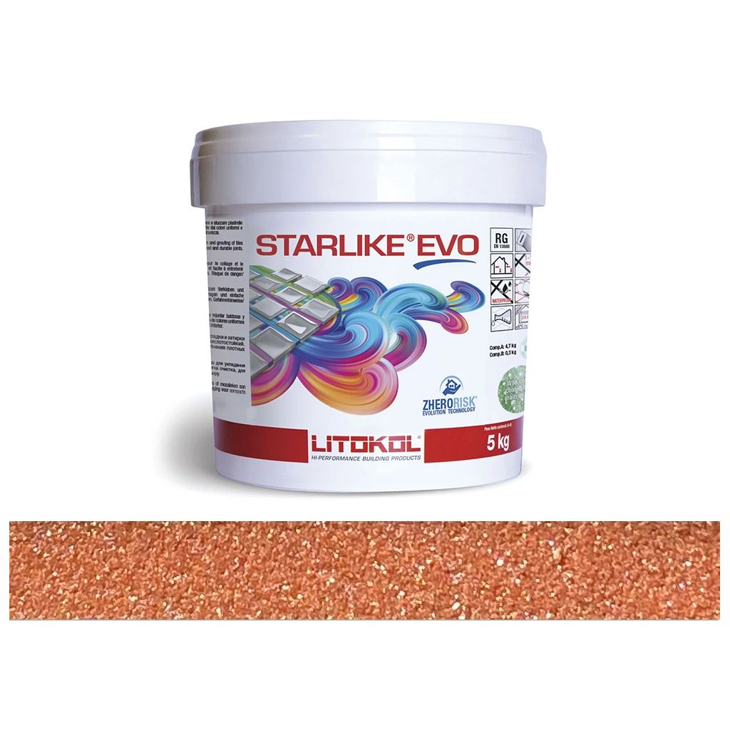 LITOKOL STARLIKE EVO Rosso Mattone barna epoxy gyanta