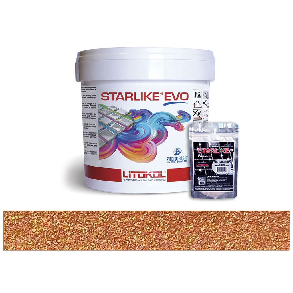 LITOKOL STARLIKE EVO METALLIC Bronze epoxy gyanta