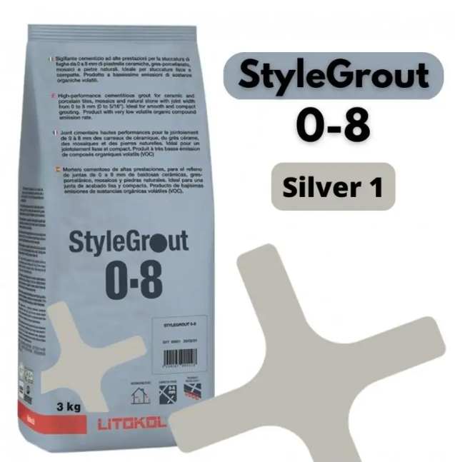 LITOKOL STYLEGROUT Silver 1