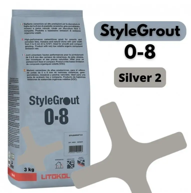 LITOKOL STYLEGROUT Silver 2