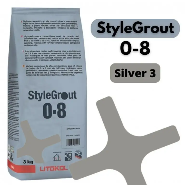 LITOKOL STYLEGROUT Silver 3