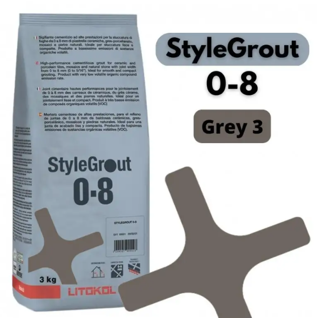 LITOKOL STYLEGROUT Grey 3