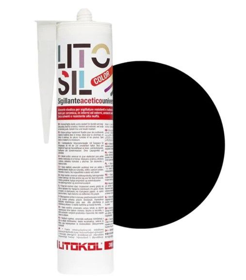 Litosil Color Black 2 Fekete színű Szilikon.